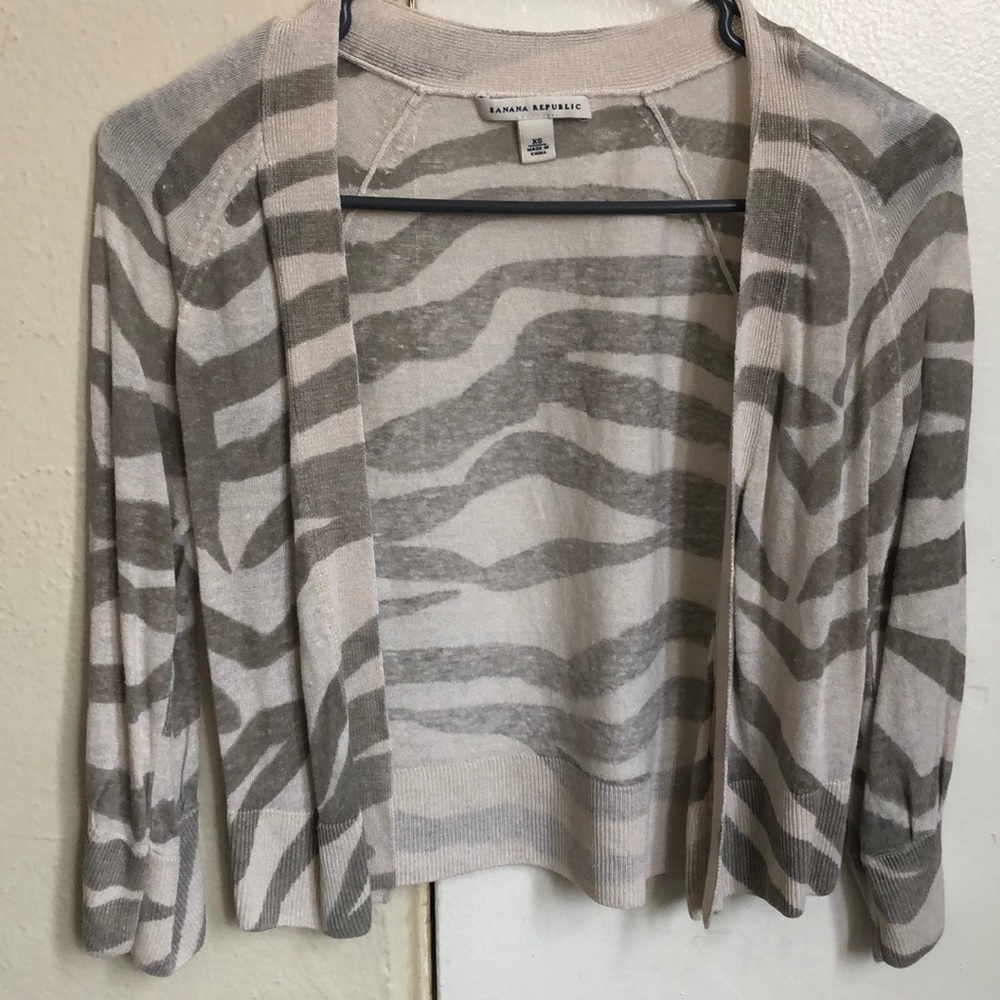 Striped cardigan